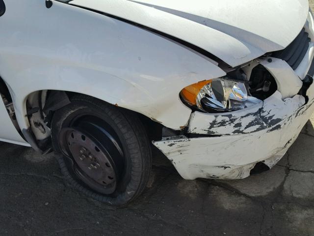 1D4GP24R56B641076 - 2006 DODGE GRAND CARA WHITE photo 9