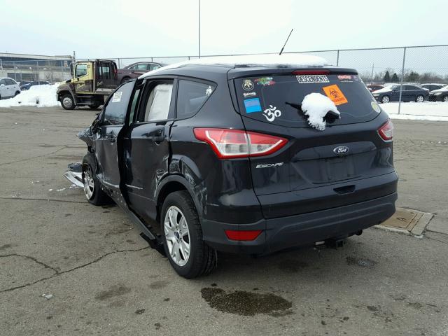 1FMCU0F73FUB11662 - 2015 FORD ESCAPE S BLACK photo 3