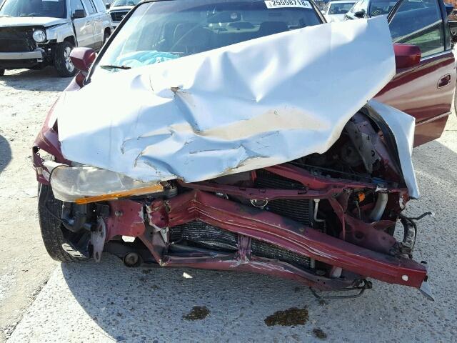 JHMCG6692YC021314 - 2000 HONDA ACCORD SE RED photo 7