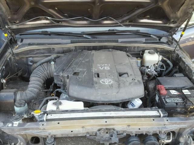 JTEBU14R478105773 - 2007 TOYOTA 4RUNNER SR GRAY photo 7