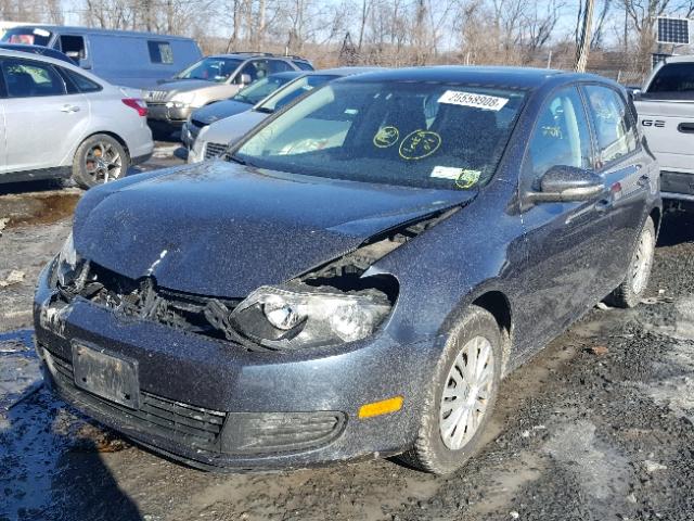 WVWDA7AJ8BW038736 - 2011 VOLKSWAGEN GOLF BLUE photo 2