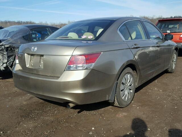 JHMCP26358C020954 - 2008 HONDA ACCORD LX TAN photo 4