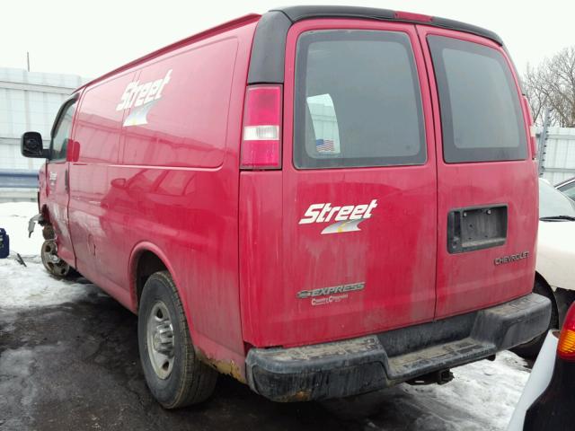 1GCGG25V451120699 - 2005 CHEVROLET EXPRESS G2 RED photo 3