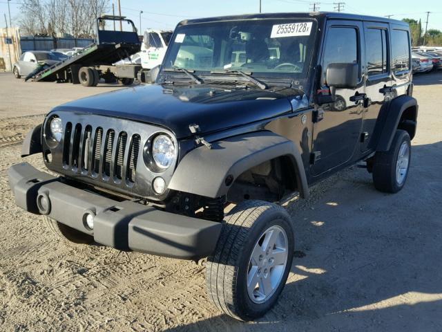 1C4HJWEG4FL638851 - 2015 JEEP WRANGLER U BLACK photo 2