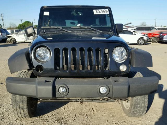 1C4HJWEG4FL638851 - 2015 JEEP WRANGLER U BLACK photo 9