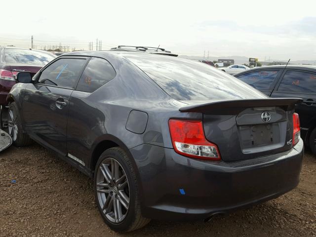 JTKJF5C71B3010989 - 2011 TOYOTA SCION TC GRAY photo 3