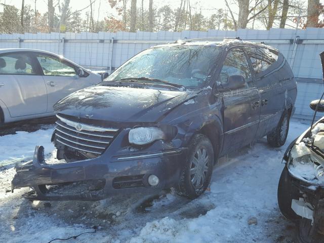 2A4GP64LX7R139628 - 2007 CHRYSLER TOWN & COU BLUE photo 2