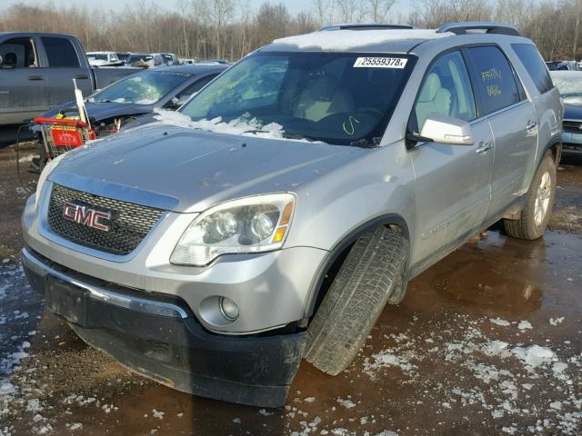 1GKER23788J112362 - 2008 GMC ACADIA SLT SILVER photo 2