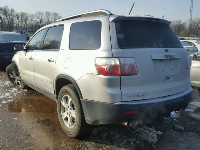 1GKER23788J112362 - 2008 GMC ACADIA SLT SILVER photo 3