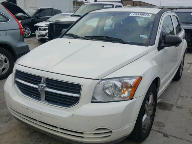 1B3HB48B78D769076 - 2008 DODGE CALIBER SX WHITE photo 2