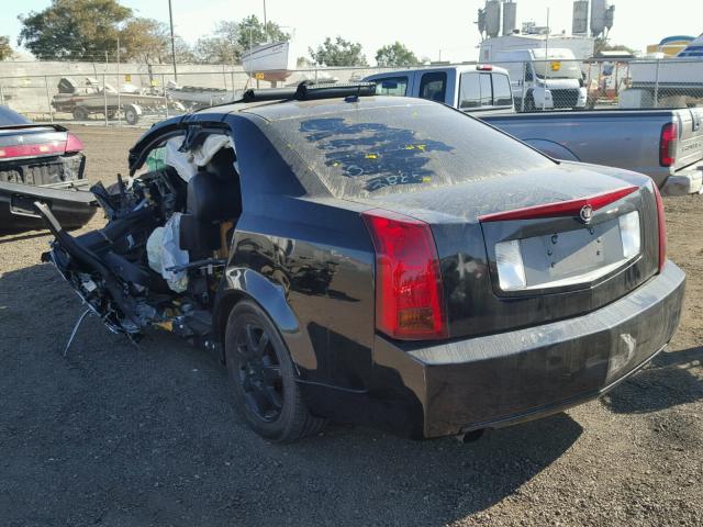 1G6DM57TX60183986 - 2006 CADILLAC CTS BLACK photo 3