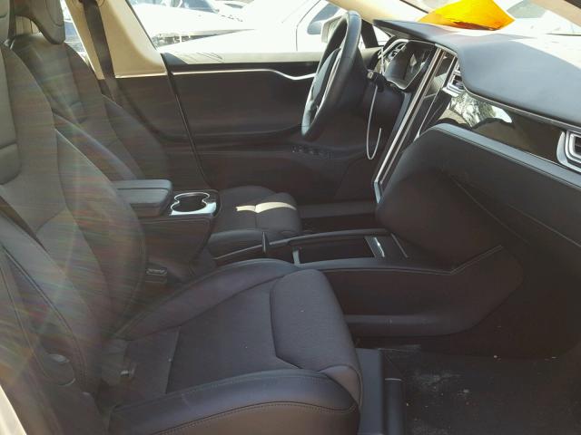 5YJSA1E20HF178882 - 2017 TESLA MODEL S SILVER photo 5