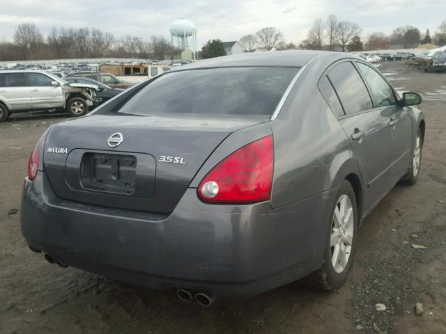 1N4BA41E06C851610 - 2006 NISSAN MAXIMA SE GRAY photo 4