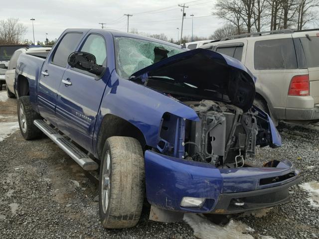 3GCRKTE34AG206599 - 2010 CHEVROLET SILVERADO BLUE photo 1