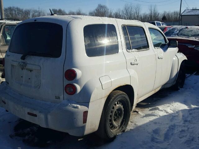 3GNDA13D68S559390 - 2008 CHEVROLET HHR LS WHITE photo 4