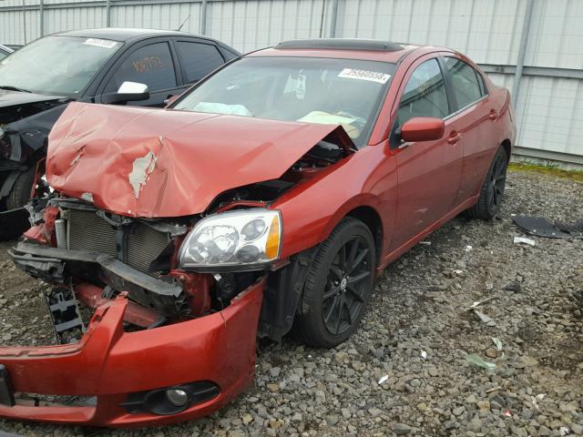 4A32B3FF9CE009428 - 2012 MITSUBISHI GALANT ES ORANGE photo 2