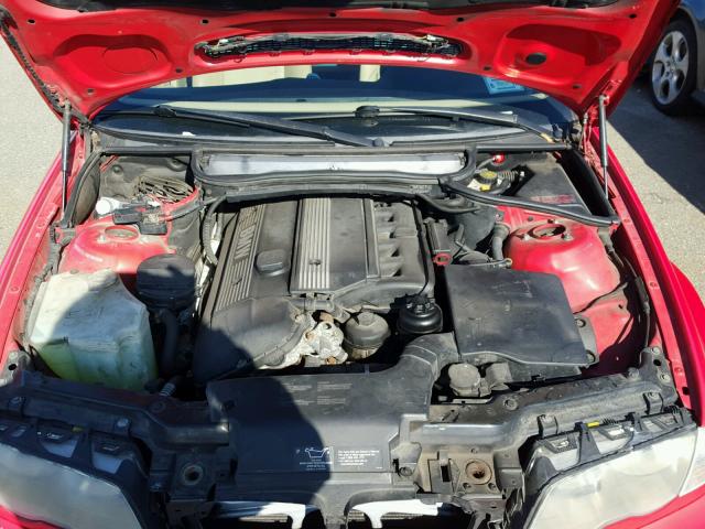 WBAAV53421JR78459 - 2001 BMW 330 I RED photo 7