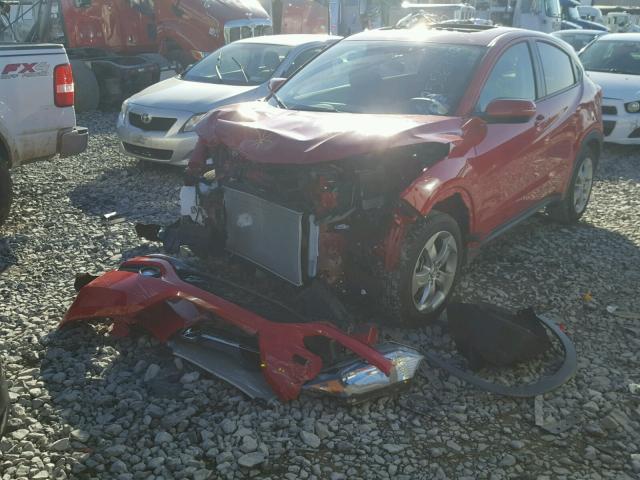 3CZRU5H5XGM735921 - 2016 HONDA HR-V EX RED photo 2