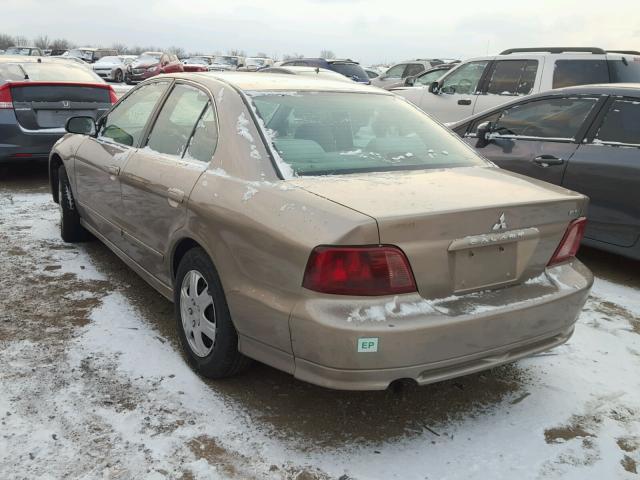 4A3AA46G83E102745 - 2003 MITSUBISHI GALANT ES BEIGE photo 3