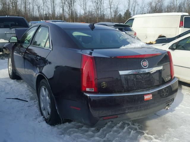 1G6DG577990150301 - 2009 CADILLAC CTS RED photo 3