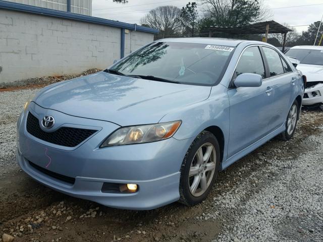 4T1BE46K98U773575 - 2008 TOYOTA CAMRY CE BLUE photo 2