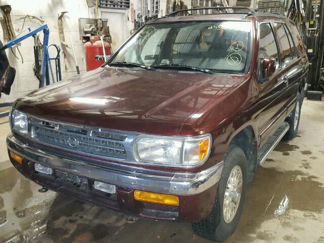 JN8AR05YXTW000294 - 1996 NISSAN PATHFINDER MAROON photo 2