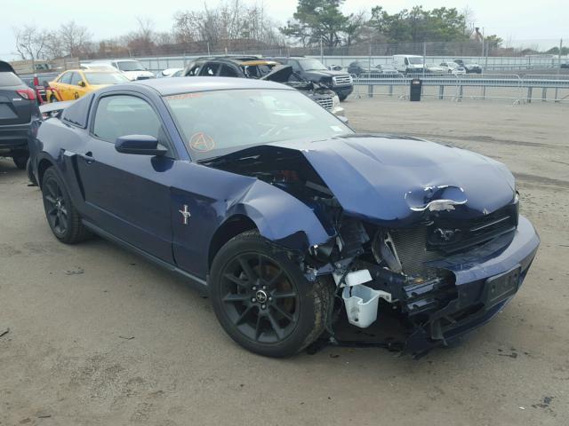 1ZVBP8AM5B5113983 - 2011 FORD MUSTANG BLUE photo 1