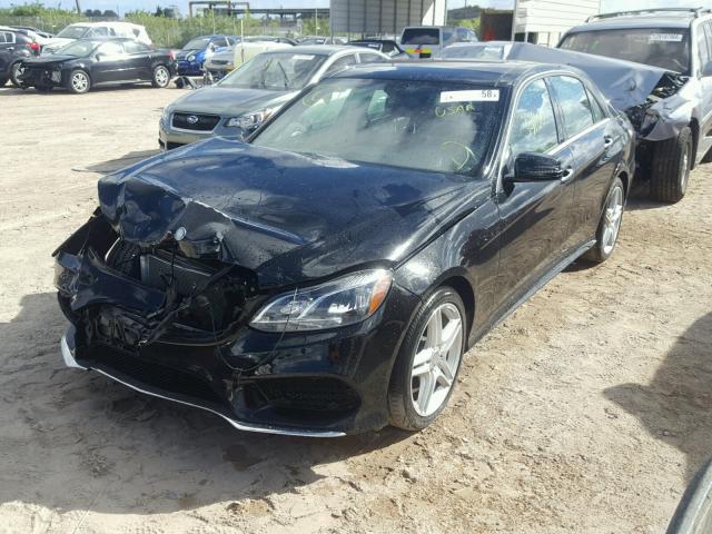 WDDHF5KB3EB063429 - 2014 MERCEDES-BENZ E 350 BLACK photo 2