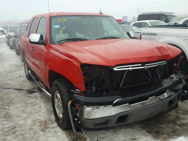 3GNEC12Z45G252276 - 2005 CHEVROLET AVALANCHE RED photo 1