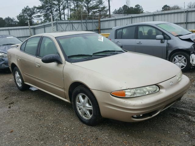 1G3NL52EX3C274778 - 2003 OLDSMOBILE ALERO GL GOLD photo 1