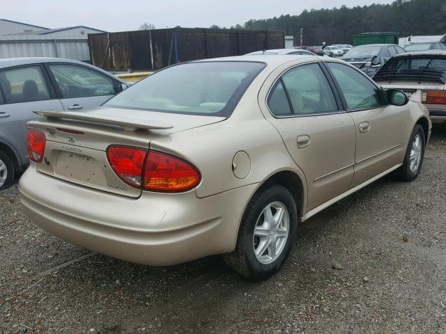 1G3NL52EX3C274778 - 2003 OLDSMOBILE ALERO GL GOLD photo 4