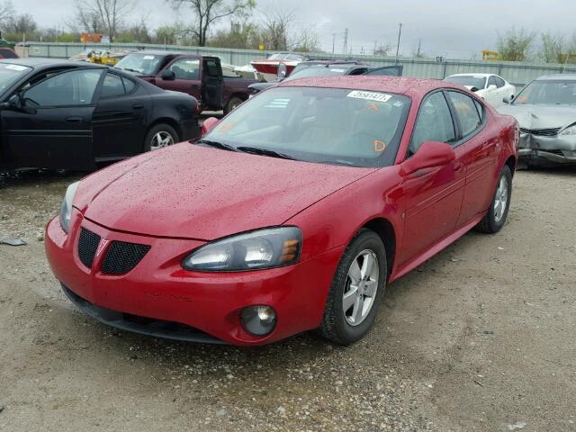 2G2WP552971114577 - 2007 PONTIAC GRAND PRIX RED photo 2