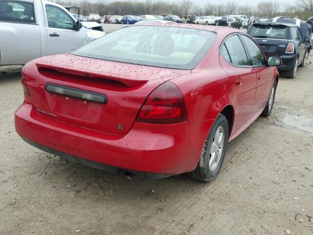 2G2WP552971114577 - 2007 PONTIAC GRAND PRIX Qırmızı foto 4