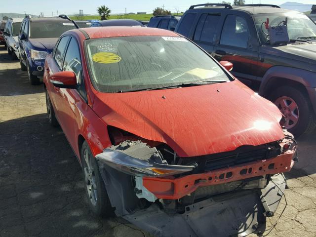 1FADP3F27EL337185 - 2014 FORD FOCUS SE RED photo 1