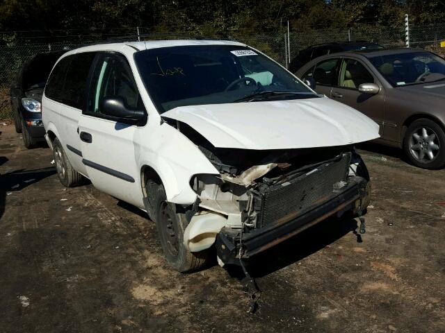 1D4GP24313B209754 - 2003 DODGE GRAND CARA WHITE photo 1