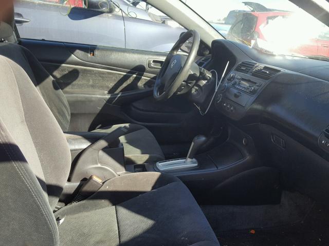 1HGEM22943L039292 - 2003 HONDA CIVIC EX შავი ფოტო 5