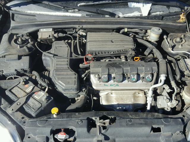 1HGEM22943L039292 - 2003 HONDA CIVIC EX შავი ფოტო 7