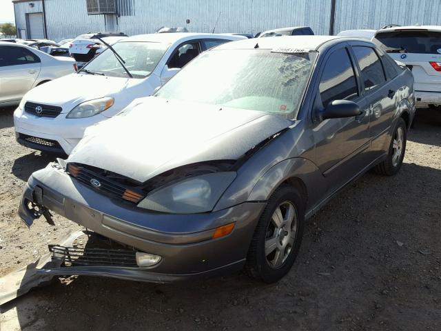 1FAFP38Z64W200481 - 2004 FORD FOCUS ZTS GRAY photo 2