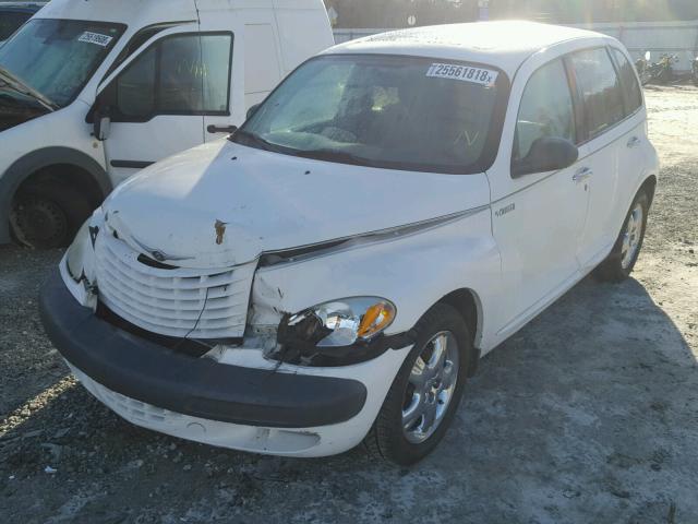 3C8FY68B02T245137 - 2002 CHRYSLER PT CRUISER WHITE photo 2