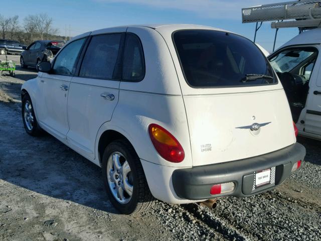 3C8FY68B02T245137 - 2002 CHRYSLER PT CRUISER WHITE photo 3