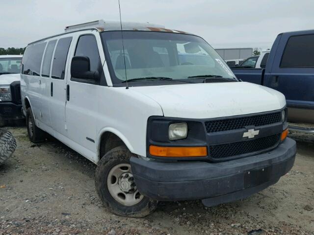 1GAHG39U961168852 - 2006 CHEVROLET EXPRESS G3 WHITE photo 1