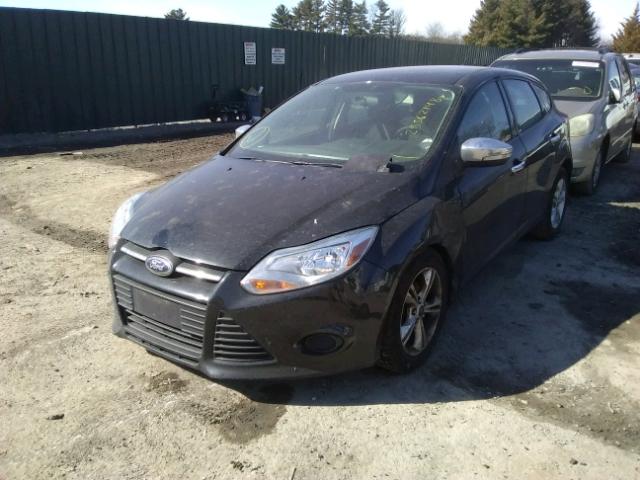 1FADP3K2XEL249284 - 2014 FORD FOCUS SE BLACK photo 2