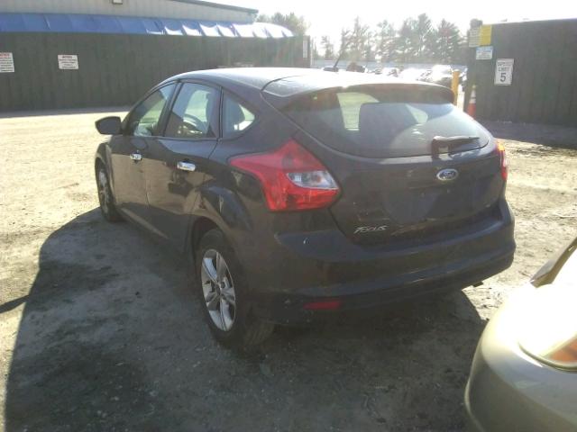 1FADP3K2XEL249284 - 2014 FORD FOCUS SE BLACK photo 3