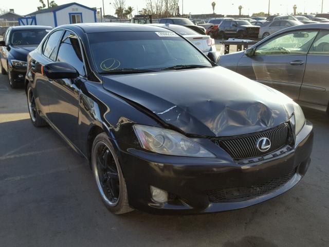 JTHBE262075016760 - 2007 LEXUS IS 350 BLACK photo 1