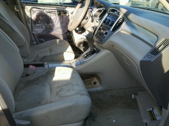 JTEGP21A970142723 - 2007 TOYOTA HIGHLANDER TAN photo 5