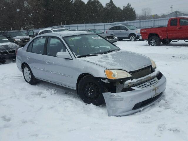 2HGES16852H906311 - 2002 HONDA CIVIC LX SILVER photo 1