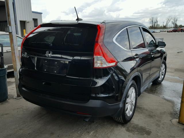 2HKRM3H7XDH516857 - 2013 HONDA CR-V EXL BLACK photo 4