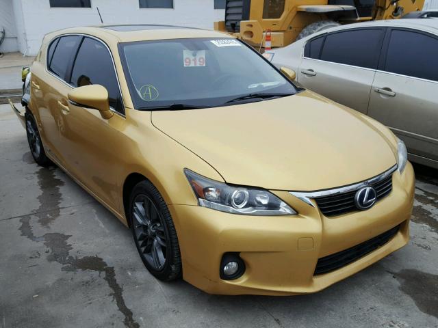 JTHKD5BH2C2049253 - 2012 LEXUS CT 200 GOLD photo 1