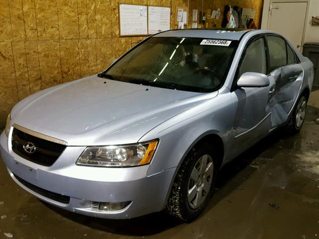 5NPET46C97H247004 - 2007 HYUNDAI SONATA GLS SILVER photo 2