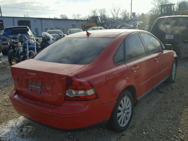 YV1MS382552048165 - 2005 VOLVO S40 2.4I RED photo 4